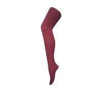 Sock Snob 1 Pack Ladies 80 Den Opaque Coloured Winter Fashion Tights - X-Large - Burgundy