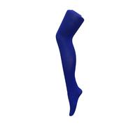 Sock Snob 1 Pack Ladies 80 Den Opaque Coloured Winter Fashion Tights - X-Large - Cobalt Blue