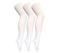 Sock Snob 3 Pair Multipack Womens Coloured Opaque 80 Denier Tights Plain Block Colour Tights