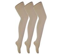 Sock Snob 3 Pair Multipack Womens Coloured Opaque 80 Denier Tights Plain Block Colour Tights