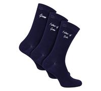 Sock Snob - 3 Pairs Mens Wedding Socks for Father of the Groom & Bride | Wedding Gift (6-11, Navy)