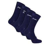 Sock Snob - 4 Pairs Mens Wedding Socks for Groomsman Groom and Best Man (6-11, Navy)