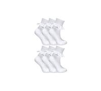 Sock Snob 6 Pack Baby White Soft Frilly Lace Socks | Size: 1-2 Years Sock Snob White 1-2 Years