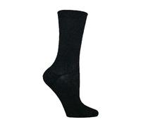 Sock Snob 6 Pack Girls & Boys Super Soft Breathable Organic Bamboo Socks - 9-12 UK - Black