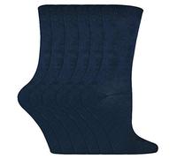 Sock Snob - 6 Pack Kids Bamboo Socks | Childrens Socks for School | Summer Socks for Boys & Girls (3-7 Years, Blue)