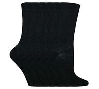 Sock Snob - 6 Pack Kids Bamboo Socks | Childrens Socks for School | Summer Socks for Boys & Girls (8-11 Years, Black)
