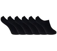 Sock Snob 6 Pack Ladies Anti Sweat Bamboo No Show Trainer Liner Socks | Low Profile Shoe Layer | Plant Based Fibre | Multi Pair Value Set | Moisture Managing Hosiery | Casual Footwear Accessory