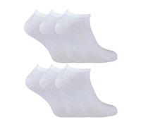 Sock Snob - 6 Pack Mens Cotton Ankle Low Cut Short Quarter Gym/Trainer Socks