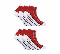 Sock Snob 6 Pair Multipack Socks That Look Like Shoes Novelty Funny Lace Up Sneaker Socks