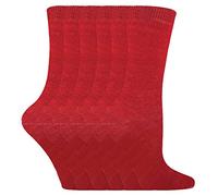 Sock Snob - 6 Pairs Kids Boys Girls Plain Solid Colour Cotton Dress Socks