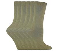 Sock Snob - 6 Pairs of Ladies Thin Plain Coloured Cotton Rich Ankle Socks 4-7 uk