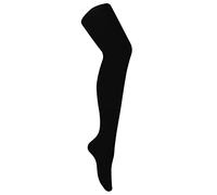 Sock Snob Bamboo Tights for Women in Black | Super Soft Plain Opaque Tights for Ladies (M, Black)