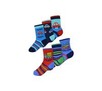 Sock Snob Boy's 6 Pack Baby Cotton Cars Trucks Design Pattern Socks | Size: 0-6 m Sock Snob Multicolor 0-6 m