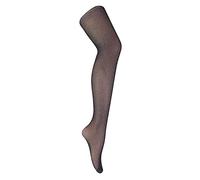 Sock Snob Fishnet Tights for Women with Glitter Shiny | High Waist (8-14, Silver)