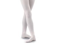 Sock Snob Girl's 1 Pack Soft Nylon Footed Ballet Tights in White | Size: 3-5 Years Sock Snob White 3-5 Years