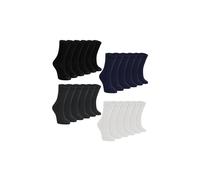 Sock Snob Girl's 24 Pair Multipack Plain School Socks | Size: 11-13 Years Sock Snob Multicolor 11-13 Years