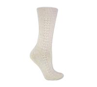 Sock Snob - Ladies Thin Soft Cosy Warm Knitted 100% Pure Wool Bed Socks | Thermoregulating Fibre | Cold Weather Essential | Night Time Footwear | Home Lounging | Natural Insulation