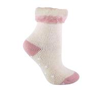 Sock Snob - Ladies Warm Fluffy Non Slip Alpaca Wool Blend Thermal Slipper Bed Socks with Grippers