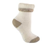 Sock Snob - Ladies Warm Fluffy Non Slip Alpaca Wool Blend Thermal Slipper Bed Socks with Grippers