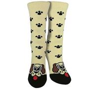 Sock Snob Ladies/Womens Fluffy Non Slip Cute Slipper Socks with Animals