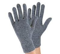 Sock Snob Ladies Knitted Magic Thermal Wool Gloves for Cold Weather - One Size - Grey