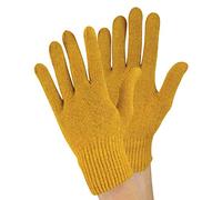 Sock Snob Ladies Knitted Magic Thermal Wool Gloves for Cold Weather - One Size - Mustard