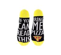 Sock Snob Men's 1 Pack If You Can Read This Socks Bring Me... Socks in Bright Yellow | Size: 6-11 Sock Snob Bright Yellow 6-11