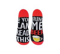 Sock Snob Men's 1 Pack If You Can Read This Socks Bring Me... Socks in Red | Size: 6-11 Sock Snob Red 6-11