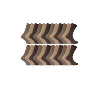 Sock Snob Men's 100% Cotton Non Elastic Breathable Socks in Beige | Size: 6-11 Sock Snob Beige 6-11