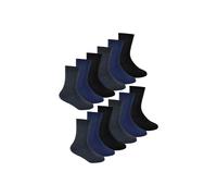 Sock Snob Men's 12 Pack & Thick Warm Thermal Winter Socks in Black | Size: 4-6 Sock Snob Black 4-6
