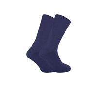 Sock Snob Men's 2 Pack Thermal Sleep Socks for Winter in Blue | Size: 6-11 Sock Snob Blue 6-11