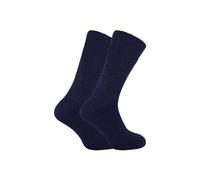 Sock Snob Men's 2 Pack Thermal Sleep Socks for Winter in Navy | Size: 6-11 Sock Snob Navy 6-11