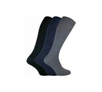Sock Snob Men's 3 Pack Long Knee High Length 100% Cotton Socks | Size: 6-11 Sock Snob Multicolor 6-11