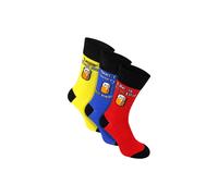 Sock Snob Men's 3 Pairs Funny Food Drink Cotton Rich Socks Sock Snob Multicolor One Size