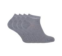 Sock Snob - Mens 4 Pairs Bamboo Breathable Low Cut Ankle Trainer Socks | Low Profile Shoe Layer | Plant Based Fibre | Multi Pair Value Set | Moisture Managing Hosiery | Workday Hosiery