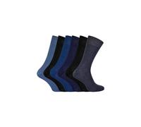 Sock Snob Men's 6 Pack 100% Egyptian Cotton Dress Socks | Size: 12-14 Sock Snob Multicolor 12-14