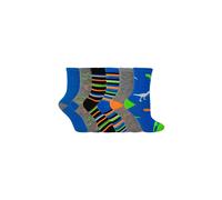 Sock Snob Men's 6 Pack Funky Patterned Novelty Crew Socks | Size: 9-12 Sock Snob Multicolor 9-12