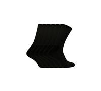 Sock Snob Men's Bamboo Cotton Low Cut Trainer Socks in Black | Size: 4-7 Sock Snob Black 4-7