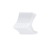 Sock Snob Men's Bamboo Cotton Low Cut Trainer Socks in White | Size: 4-7 Sock Snob White 4-7