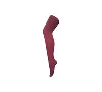 Sock Snob Women's 1 Pack 80 Den Opaque Coloured Soft Winter Fashion Tights in Burgundy | Size: Medium Sock Snob Burgundy M