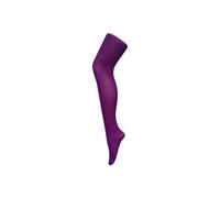 Sock Snob Women's 1 Pack 80 Den Opaque Coloured Soft Winter Fashion Tights in Purple | Size: Large Sock Snob Purple L