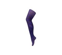 Sock Snob Women's 1 Pack Coloured 80 Denier Opaque Patterned Soft Tights in Purple | Size: 18-22 Sock Snob Purple 18-22