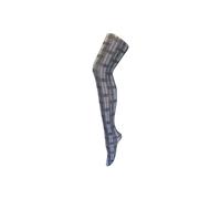Sock Snob Women's 1 Pack Coloured 80 Denier Opaque Patterned Soft Tights in White | Size: 18-22 Sock Snob White 18-22