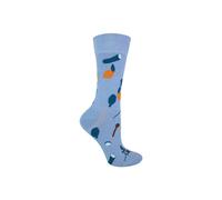 Sock Snob Women's 1 Pack Novelty Cotton Blue Vegetable Socks | Size: 4-8 Sock Snob Blue 4-8
