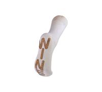 Sock Snob Women's 1 Pack Novelty Wine Slipper Socks with Cork Grips in Cream | Size: 4-7 Sock Snob Cream 4-7