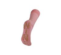 Sock Snob Women's 1 Pack Novelty Wine Slipper Socks with Cork Grips in Pink | Size: 4-7 Sock Snob Pink 4-7