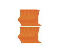 Sock Snob Women's 24 Pairs Plain Cotton Rich Dress Socks in Burnt Orange | Size: 4-7 Sock Snob Burnt Orange 4-7