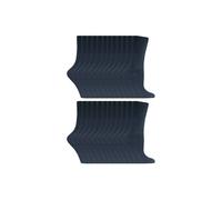 Sock Snob Women's 24 Pairs Plain Cotton Rich Dress Socks in Navy | Size: 4-7 Sock Snob Navy 4-7