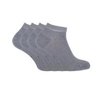 Sock Snob - Womens 4 Pairs Bamboo Breathable Low Cut Ankle Trainer Socks