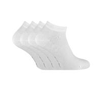 Sock Snob - Womens 4 Pairs Bamboo Breathable Low Cut Ankle Trainer Socks